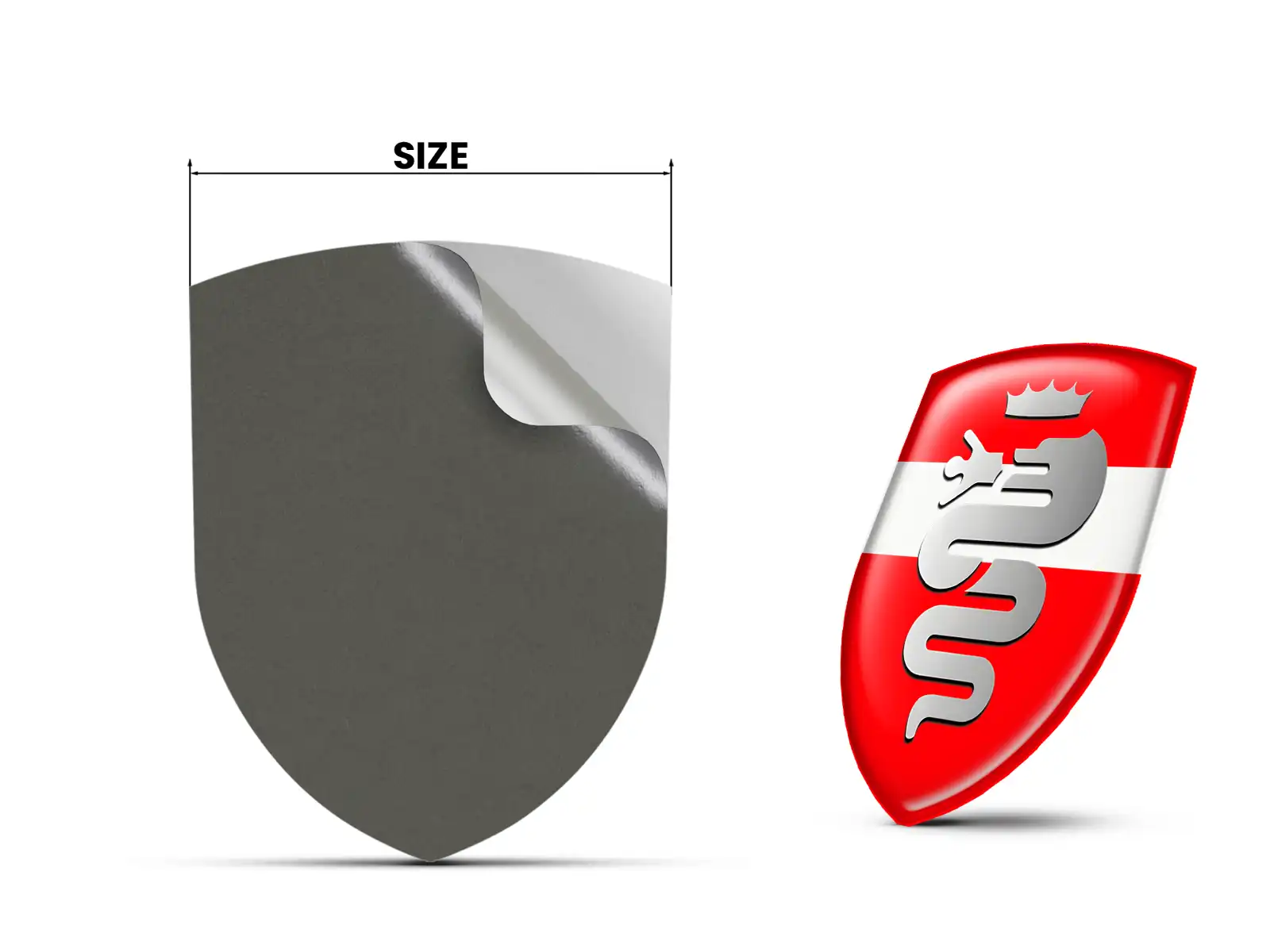 Alfa Romeo Autoembleme Universal Hochwertig Professionell